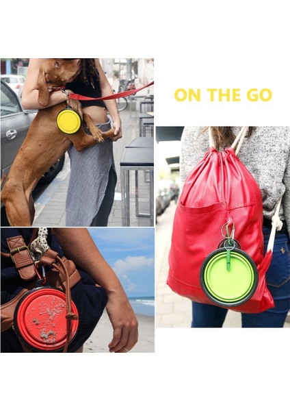 Açık Mavi Tarzı Evde ve Seyahatte Kullanıma Uygun Kedi ve Köpekler Için Taşınabilir Katlanabilir Silikon Mama ve Su Kabı 1 Adet (Yurt Dışından) indirimleri