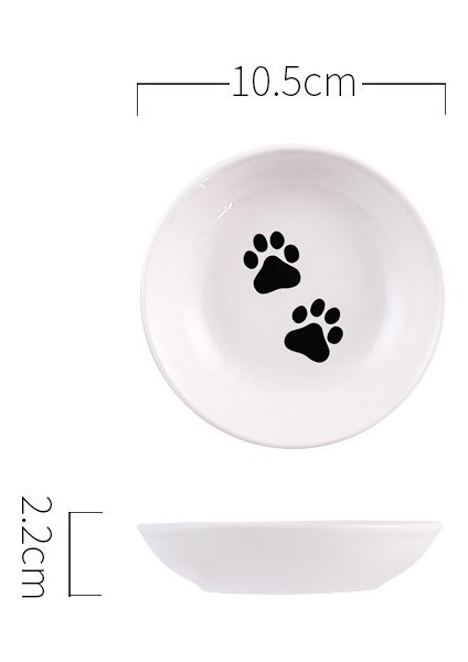 Pençe Stili S Beden Yaratıcı Sevimli Kedi Küçük Kase Şeklinde Mini Tabak Seramik Karikatür Tabak Yaratıcı Atıştırmalık Tabak Inek Sincap Kirpi Kase (Yurt Dışından)