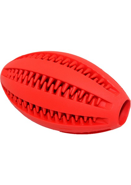 Kırmızı-Oval Tarzı 5cm Köpek Oyuncakları Esnek Kauçuk Sızdıran Top Eğlenceli Etkileşimli Evcil Hayvan Diş Temizleme Topları Dayanıklı Isırma Oyuncakları 5cm (Yurt Dışından)