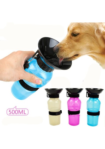 Pembe Tarzı Evcil Köpekler Için Sıkıştırma Tipi Taşınabilir Su Kabı Pet Ürünü (Yurt Dışından) fiyatları