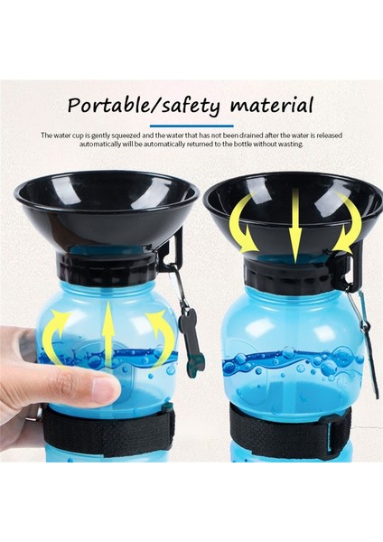 Pembe Tarzı Evcil Köpekler Için Sıkıştırma Tipi Taşınabilir Su Kabı Pet Ürünü (Yurt Dışından) modelleri