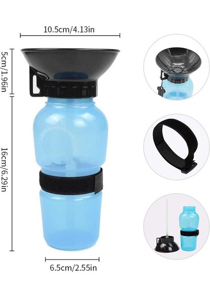 Pembe Tarzı Evcil Köpekler Için Sıkıştırma Tipi Taşınabilir Su Kabı Pet Ürünü (Yurt Dışından) indirimleri