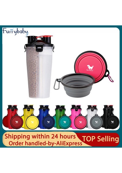 Beyaz Takım Tarzı Taşınabilir ve Katlanabilir Su Şişesi Yiyecek Kabı ile Katlanabilir Silikon Kedi Köpek Kase Kupası - Açık Seyahat Için Pet Kase (Yurt Dışından) fırsatları