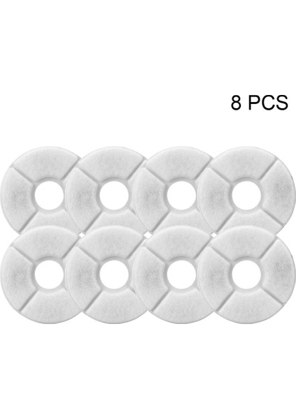 Yuvarlak 8 Parça Tarzı Kedi Su Filtresi Aktif Karbon Kedili Içecek Filtreleri Kutusu Için Evcil Köpek Yuvarlak Içme Sebili Değiştirildi (Yurt Dışından)