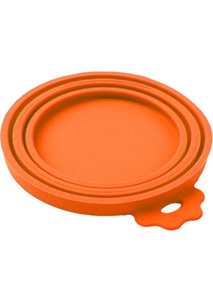 Turuncu Tarzı Taşınabilir Silikon Köpek Kedi Konserve Kapağı Evcil Hayvan Yiyecek Kapak Saklama Taze Tutma Kapakları (Yurt Dışından)