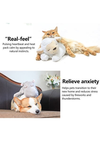 Dheartbeat Veheat Stili En Yeni Köpek Oyuncak Peluş Oyuncak Rahat Davranış Eğitimi Yardım Oyuncak Kalp Atışı Yatıştırıcı Isıtma Peluş Bebek Uyku Için Köpekler Kediler Için (Yurt Dışından) fiyatları