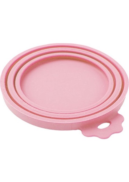 Pembe Tarzı Taşınabilir Silikon Köpek Kedi Konserve Kapağı Evcil Hayvan Yiyecek Kapak Saklama Taze Tutma Kapakları (Yurt Dışından)
