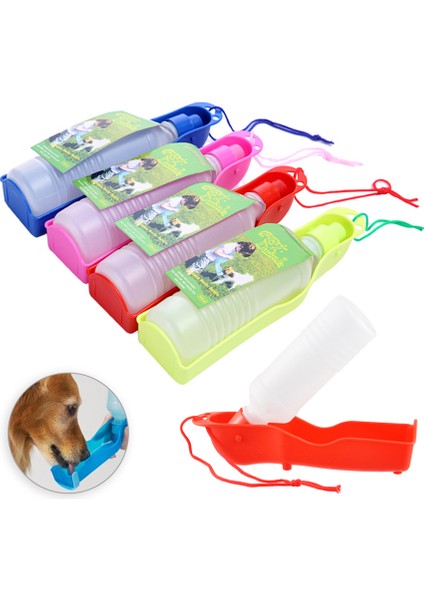 Yeşil Stil 500ML 250 ml Pet Köpek Su Şişesi Plastik Taşınabilir Su Şişesi Evcil Hayvanlar Için Dış Mekan Seyahat Içme Kase Katlanabilir (Yurt Dışından) fiyatları