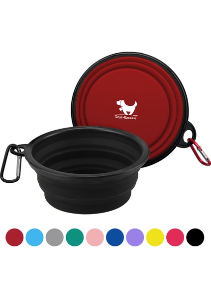 Siyah Stil 1000ML Katlanabilir Silikon Köpek Kasesi Büyük Pet Taşınabilir Yiyecek Kap Behçet Açık Seyahat Pet Kase Taşınabilir Yem Kabı (Yurt Dışından) modelleri