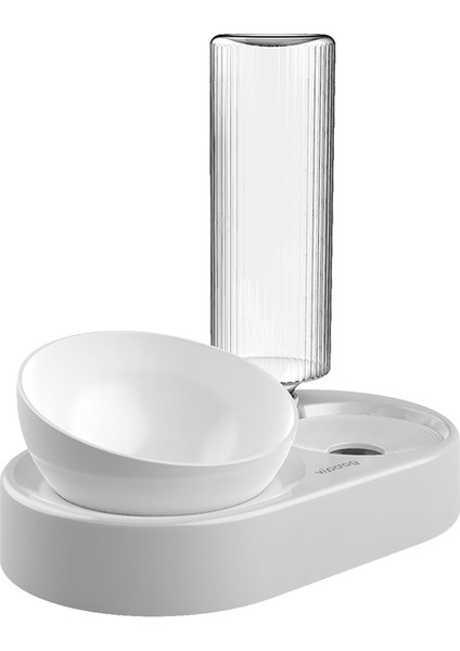 Beyaz Stil L Beden Evcil Hayvan Kasesi Çift Kedi Kasesi Köpek Kasesi Yükseltilmiş Stand ile Kedi Kasesi Kedi ve Köpekler Için Mama Kasesi Pet Ürünleri (Yurt Dışından) modelleri