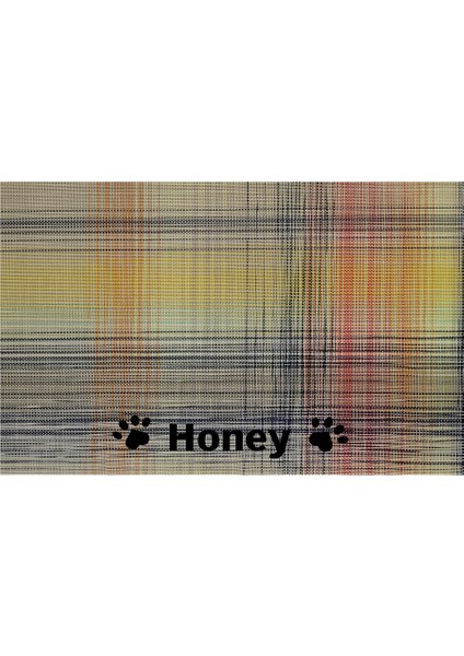 Renkli Bej Tarzı 45CMX30CM Dadugo Kişiselleştirilmiş Pet Kase Matı Su Geçirmez Köpek Yer Matı Köpekler Için Özel Isimli Pet Yiyecek Pedi Kase Içme Matı (Yurt Dışından)