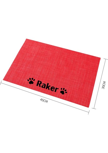 Renkli Bej Tarzı 45CMX30CM Dadugo Kişiselleştirilmiş Pet Kase Matı Su Geçirmez Köpek Yer Matı Köpekler Için Özel Isimli Pet Yiyecek Pedi Kase Içme Matı (Yurt Dışından) modelleri