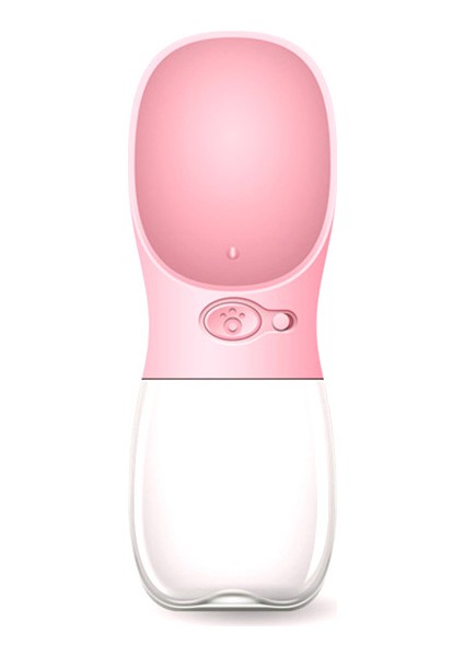 Pembe Tarzı 550 ml Evcil Köpek Su Şişesi Taşınabilir Içme Kabı Kediler Köpekler Için Dış Mekan Seyahat Su Istasyonu Evcil Hayvan Malzemeleri (Yurt Dışından)
