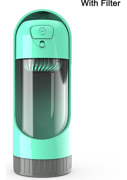 Filtre G Stili ile Taşınabilir Evcil Hayvan Su Şişesi Içme Kapları Köpek Su Dağıtıcısı Evcil Hayvan Aktif Karbon Filtre Kasesi Açık Köpek Derin (Yurt Dışından)