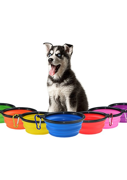 Mavi 350ML Stili Ev Hayvanı Katlanabilir Su Kabı L Silikon Katlanabilir Köpek Kapları Seyahat Köpek Taşınabilir Su Kabı Köpekler Için Yemek Kabı Pet Su Kabı (Yurt Dışından) indirimleri