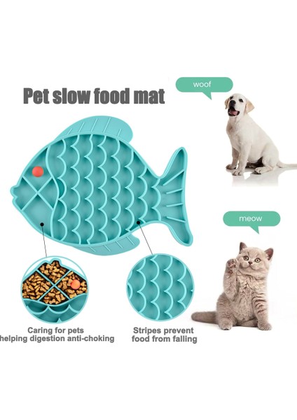 Yeşil C Stili Ev Evcil Hayvan Köpek Yavaş Yem Kasesi Pençe Şekilli Mama Tabak Silikon Köpek Yalama Matı Güvenli Toksik Olmayan Eğitim Tabak (Yurt Dışından)