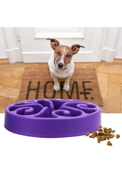 Siyah Stil Evcil Köpek Kase Yavaş Anti Boğulma Yavru Kedi Yemek Kabı Anti Yutma Yiyecek Tabak Evcil Hayvan Malzemeleri (Yurt Dışından) fırsatları