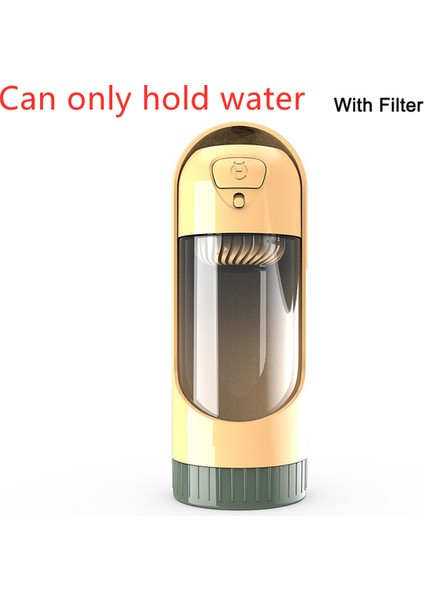 Filtre Y Stili ile Taşınabilir Pet Köpek Su Şişesi 300ML Içme Kabı Küçük Orta Büyük Köpekler Için Su Dağıtıcısı Kedi Köpekler Dış Mekan Şişeleri (Yurt Dışından)