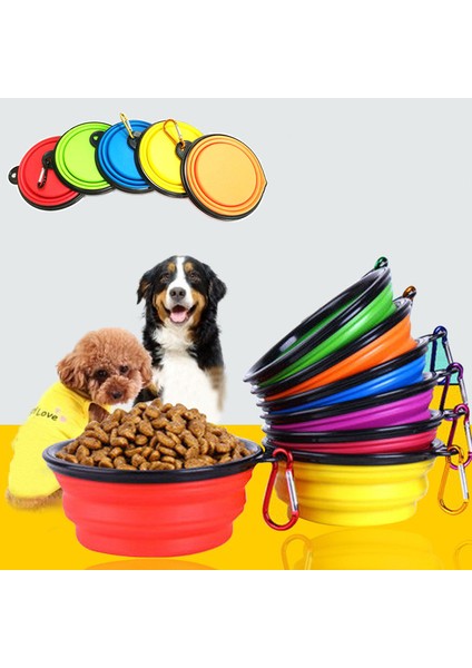 Yeşil Kase Stili 350ML 350ML Pet Silikon Kase Katlanabilir Silikon Kase Kedi Köpek Yiyecek Su Seyahat Taşınabilir Kase Katlanabilir Yavru Kase (Yurt Dışından) fiyatları