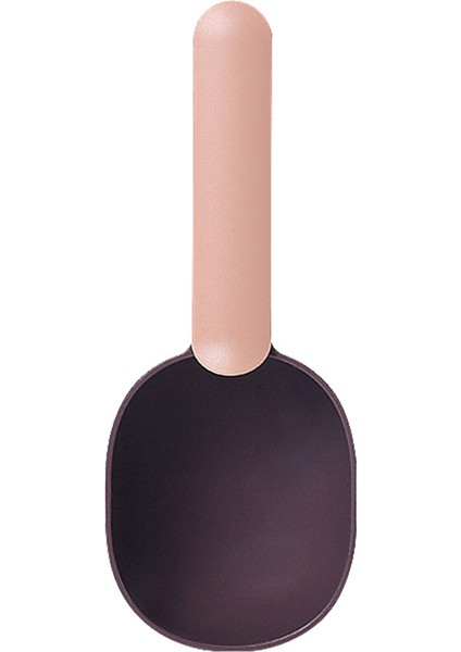 Pembe ve Kahve Tarzı Çok Fonksiyonlu Köpek Mama Kaşığı Evcil Hayvan Mama Kaşığı Mühürlü Torba Klipsi Yaratıcı Ölçü Kaşığı Eğimli Tasarım, Temizlemesi Kolay (Yurt Dışından)