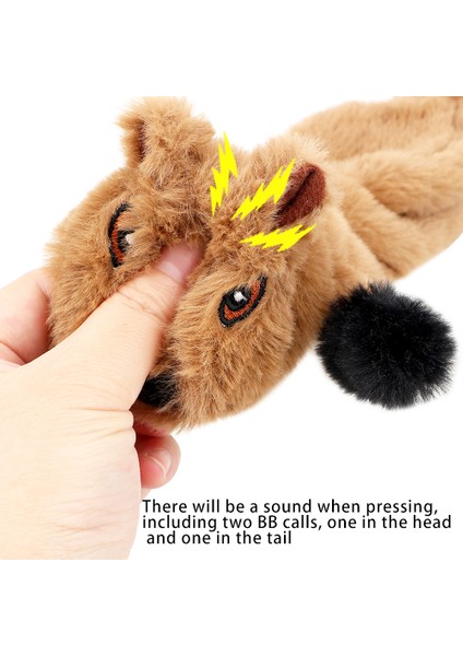 Ördek Stili Yeni Sevimli Peluş Oyuncak Squeak Evcil Köpek Oyuncakları Sincap Rakun Tilki Kokarca Hayvan Peluş Oyuncak Squeaky Islık Içeren Sincap (Yurt Dışından) indirimleri