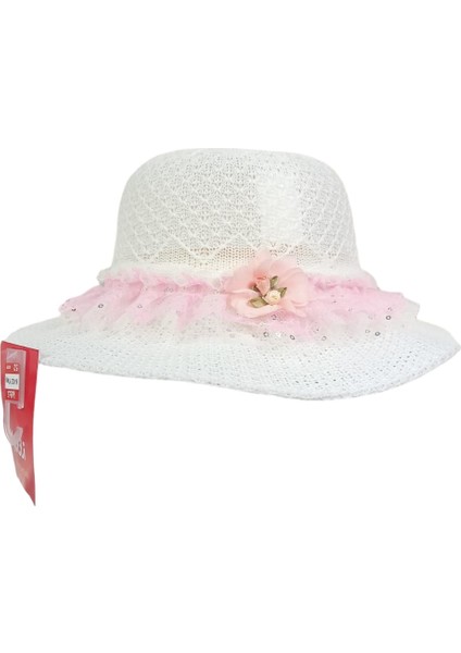 Kız Çocuk Hasır Şapka