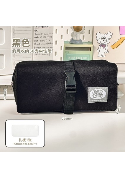 Basit, Büyük Kapasiteli, Yüksek Değerli Kırtasiye Kalem Kutusu Öğrenci Kalem Çantası (Yurt Dışından)