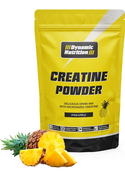 Dynamic Creatine Powder Mikronize 300 G Ananas Aromalı