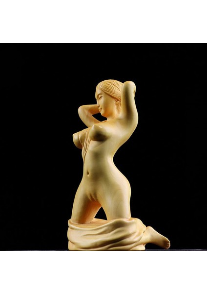 Şimşir Oyma, Yüksek Doğal Ahşap Oyma, Güzel Kız Kadın Heykeli, Iç Mekan, Depolama, Heykel Sanatı, Ahşap Objeler, Fuaye, Koleksiyon, Maskot (Diz Çökmüş Koltuk). (Yurt Dışından) fiyatları