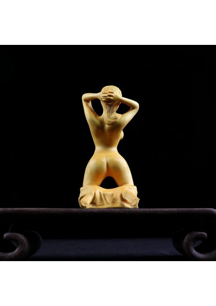 Şimşir Oyma, Yüksek Doğal Ahşap Oyma, Güzel Kız Kadın Heykeli, Iç Mekan, Depolama, Heykel Sanatı, Ahşap Objeler, Fuaye, Koleksiyon, Maskot (Diz Çökmüş Koltuk). (Yurt Dışından) modelleri