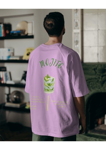 Mojito Tasarım Relaxed Fit Erkek Ön-Arka Baskılı Tişört fiyatları