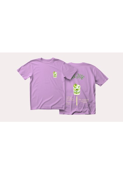 Mojito Tasarım Relaxed Fit Erkek Ön-Arka Baskılı Tişört modelleri