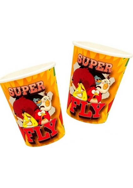 Angry Birds Karton Bardak Pk:8