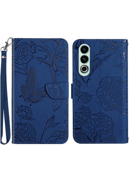 Colorful Shop Oneplus Nord Ce4 Için Flip Case Darbeye Deri Kılıf Anti-Damla Çiçekler (Yurt Dışından)