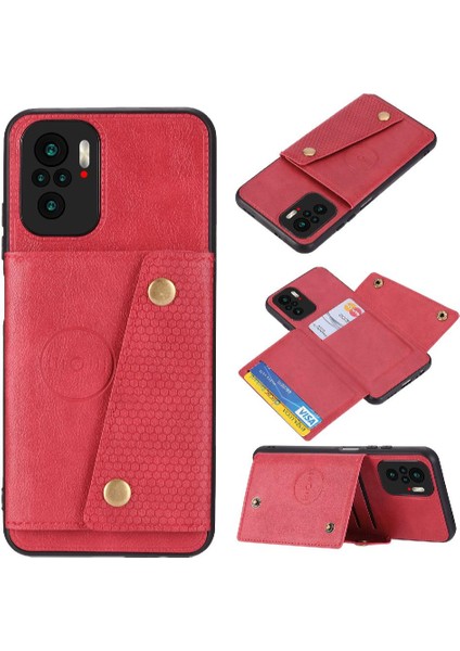 Cüzdan Durumda Xiaomi Redmi Not 10 4G/10S Buit Demir Cüzdan Durumda Kart (Yurt Dışından) modelleri
