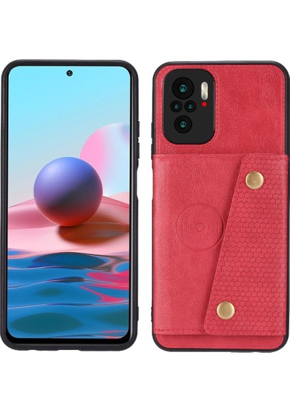 Cüzdan Durumda Xiaomi Redmi Not 10 4G/10S Buit Demir Cüzdan Durumda Kart (Yurt Dışından) fırsatları