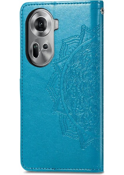 Oppo Oppo 11 5g Flip Kapak Için Flip Case Zarif Desen Deri Kılıf (Yurt Dışından)