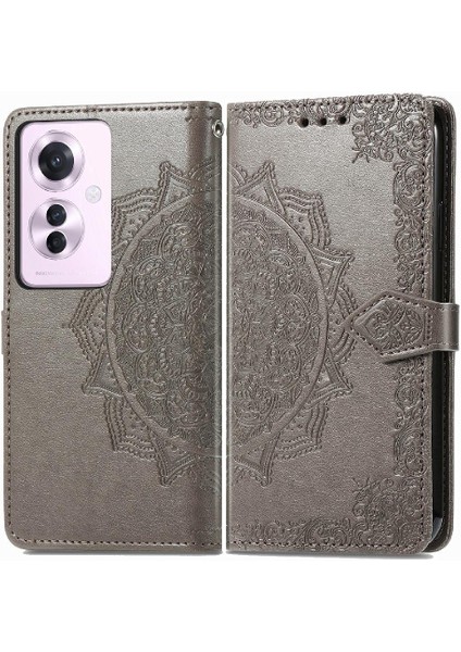 Oppo RENO11 F 5g Için Flip Case Kapak Deri Kılıf Basit Iş (Yurt Dışından)