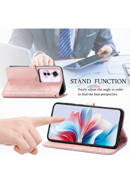 Oppo RENO11 F 5g Için Flip Case Kapak Deri Kılıf Basit Iş (Yurt Dışından) modelleri