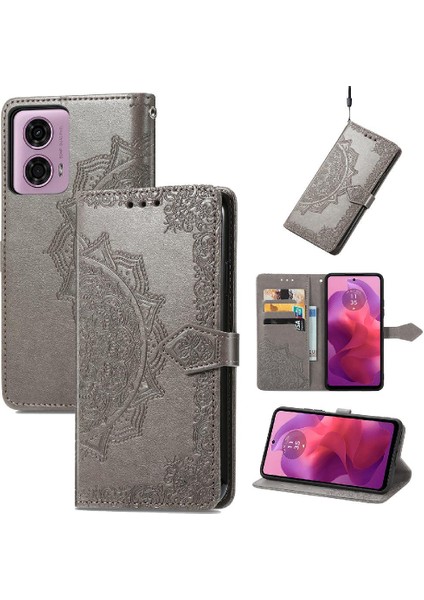 Motorola Moto G24 4g Için Kılıf Kapak Çevirin Kılıf Darbeye Desen (Yurt Dışından)