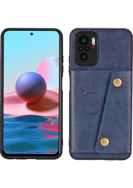 Cüzdan Durumda Xiaomi Redmi Not 10 4G/10S Buit Demir Cüzdan Durumda Kart (Yurt Dışından) indirimleri