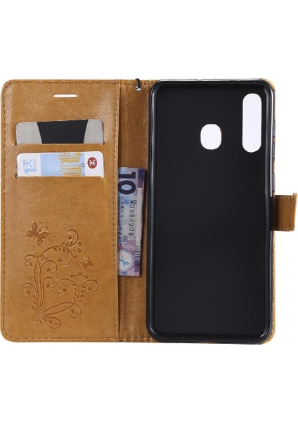 Samsung Galaxy A30 Için Flip CASE/A20 Kart Yuvası Standı ile Kickstand Çevirin (Yurt Dışından)
