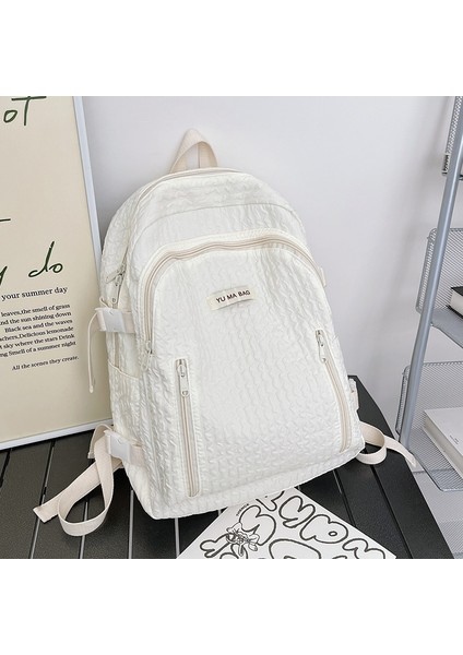 Sırt Çantası Kadın Yaz Eğlence Seyahat Ortaokul Öğrencisi Lise Okul Çantası (Yurt Dışından)