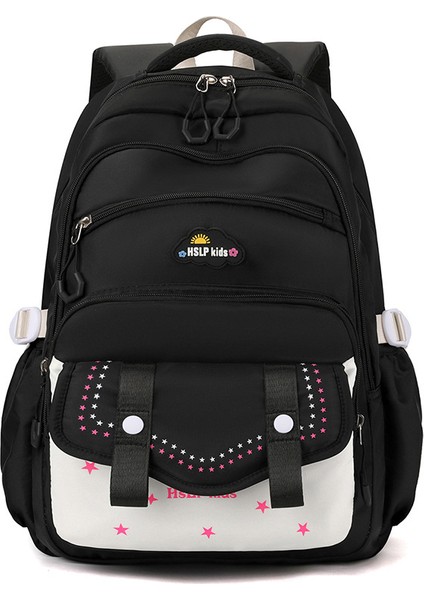 Kızların Büyük Kapasiteli 3-6. Sınıf Okul Çantası Erkeklerin Omurga Koruyucu Hafif Seyahat Çantası (Yurt Dışından)