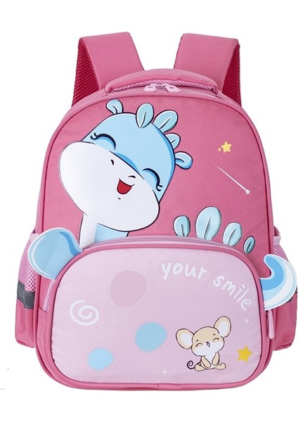 Karikatür Dinozor Sırt Çantası Anaokulu Çocuk Okul Çantası Erkek 3-5-6 Yaş Kızlar Üst Sınıf Ilköğretim Okul Çantası (Yurt Dışından)