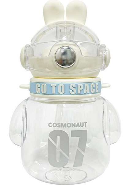 Kişiselleştirilmiş Serin Uzay Giysisi Plastik Bardak Uygun Seyahat Açık Hava Sporları Su Şişesi (Yurt Dışından)