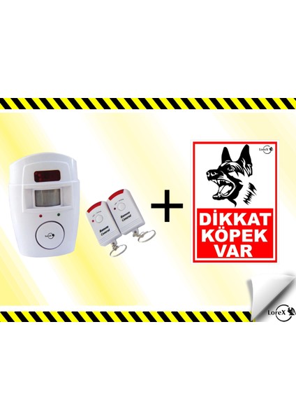 NG300 Alarm + Dikkat Köpek Var Pvc Set