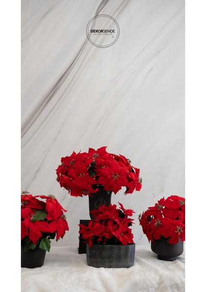 Yapay Ponsetya Demeti 47 cm modelleri