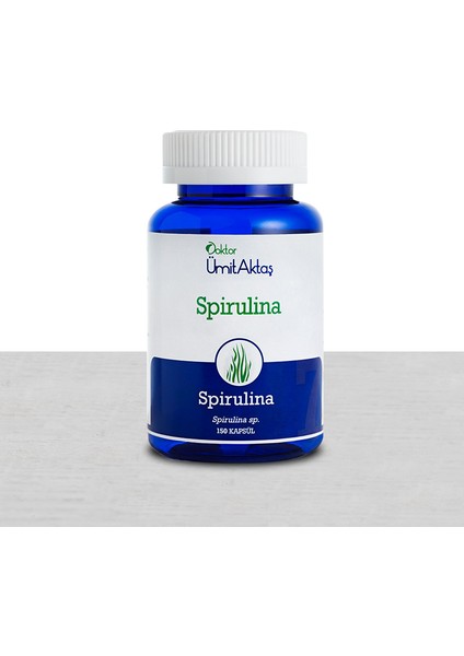 Dr. Ümit Aktaş Spirulina 150 Kapsül - Gıda Takviyesi