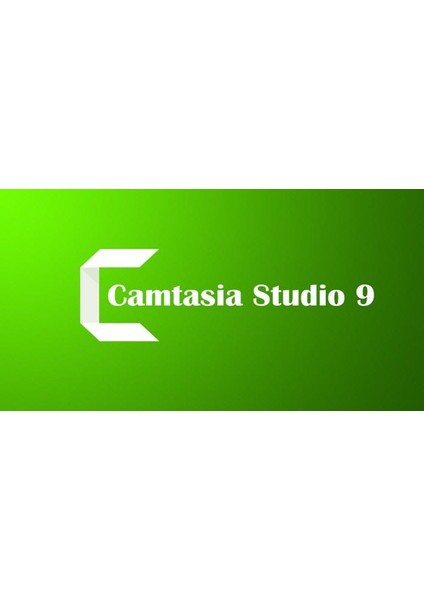 Camtasia Studio 9 - 1 Pc Lifetime/ömür Boyu Abonelik Kodu